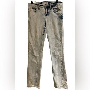 Madewell acid wash skinny jeans